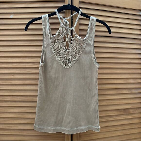 We The Free Tan Tank Top Small - Picture 1 of 6